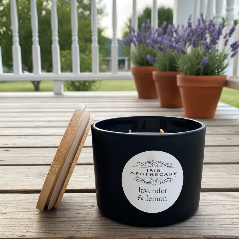 Lavender & Lemon Midnight Candle