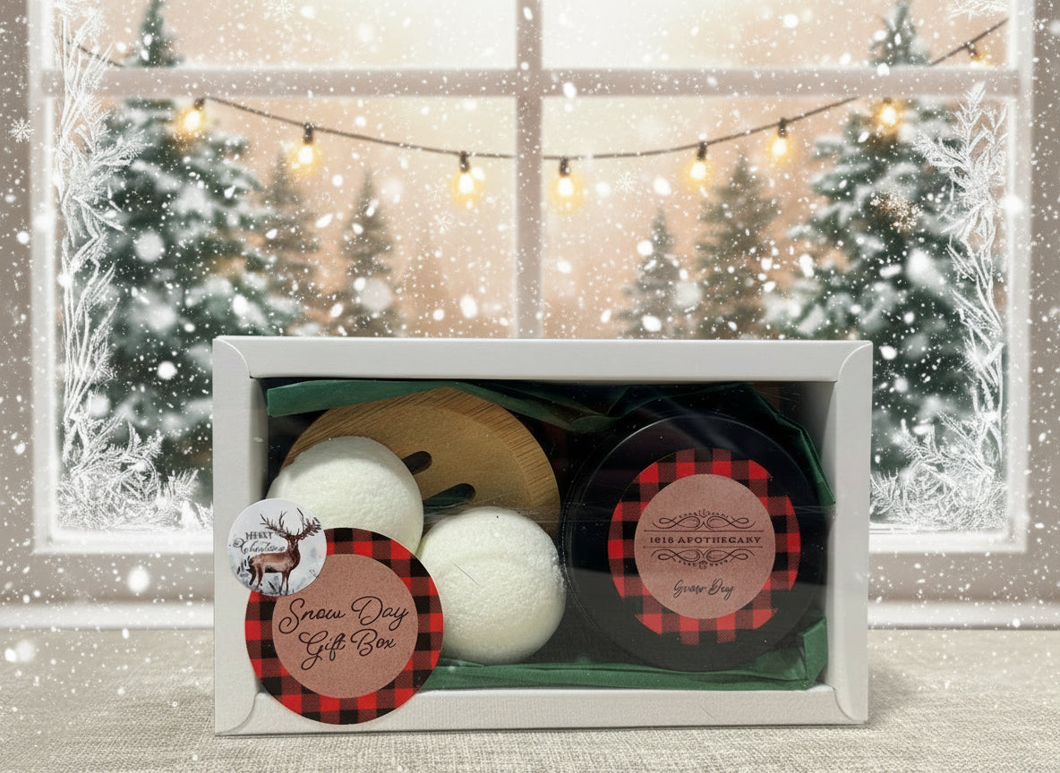 Snow Day Gift Box w/ Candle Tin
