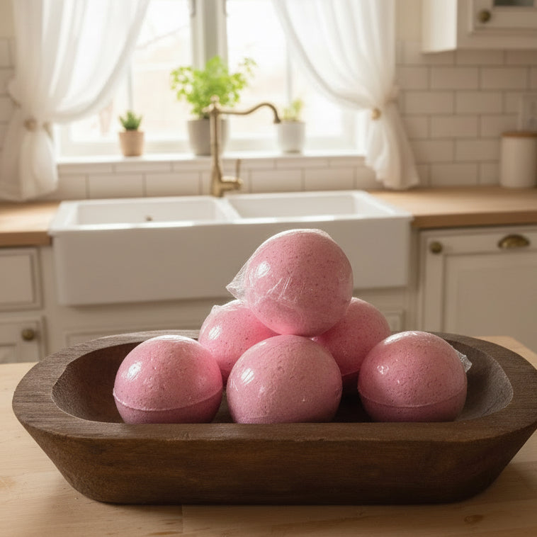 Strawberry Cheesecake Bath Bomb
