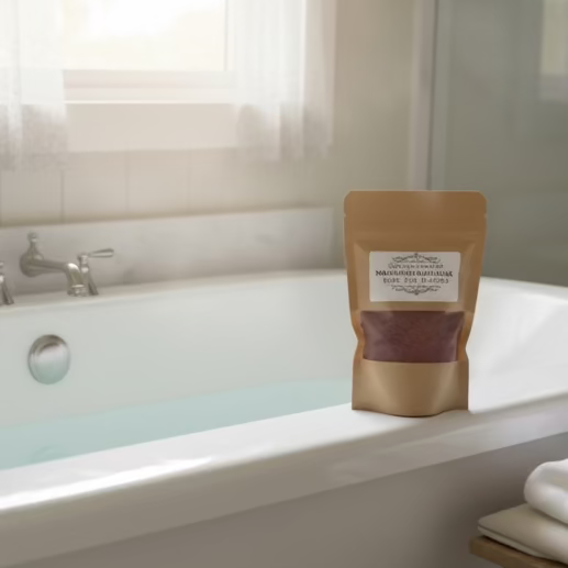 Rose Red Blooms Magnesium Bath Soak