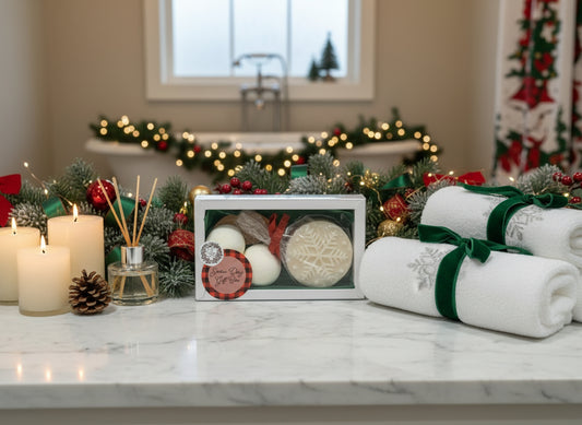 Snow Day Gift Box w/ Snowflake Soap